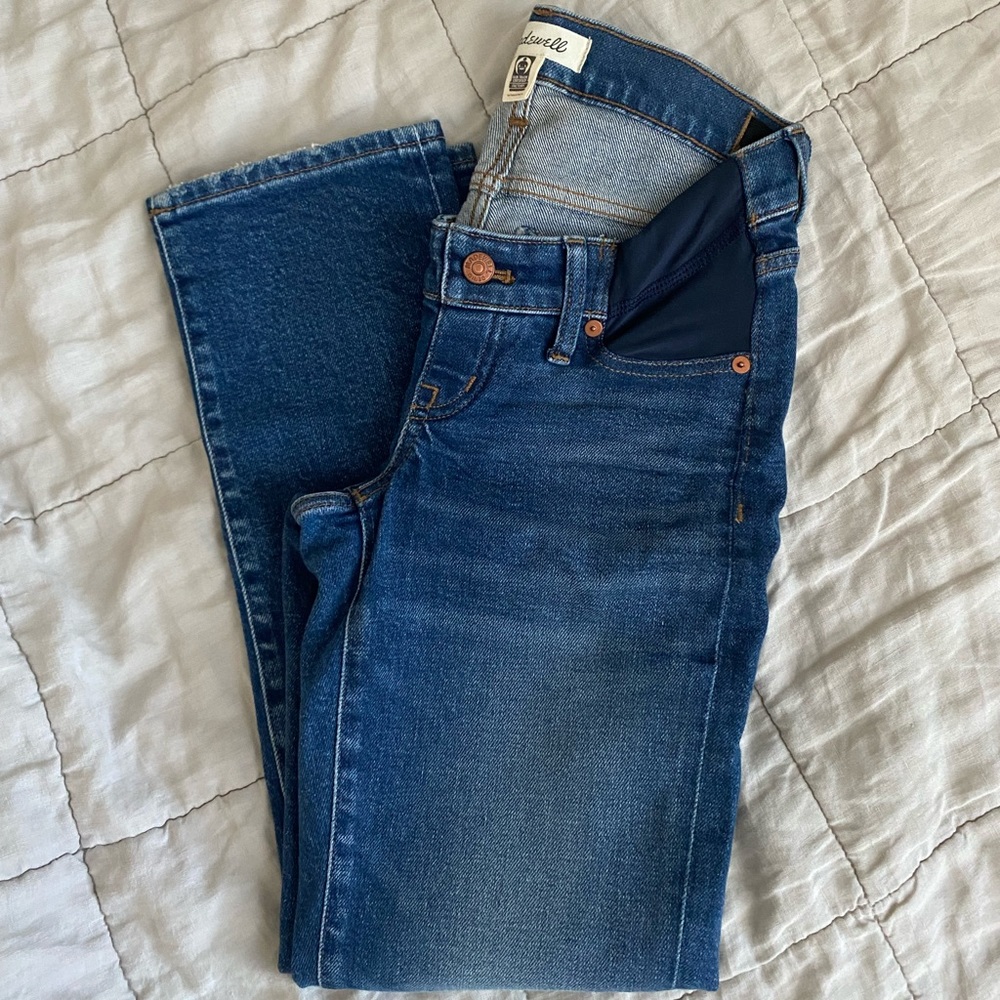 Madewell maternity straight jeans